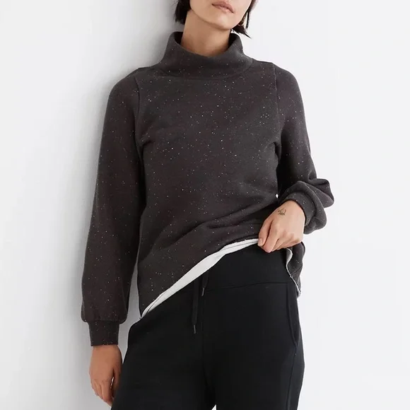 Madewell MWL Betterterry Relaxed Turtleneck Sweatshirt - Picture 2 of 7